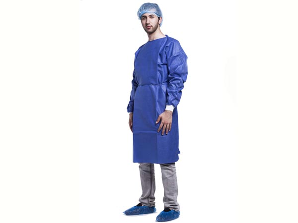 Polyethylene Thumb Loop Style Isolation Gowns