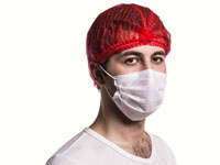 disposable 3-ply face mask with ties