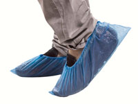 CPE shoe cover with elastic